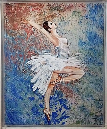 Painting titled "Balerin" by Ali Bezirgan, Original Artwork