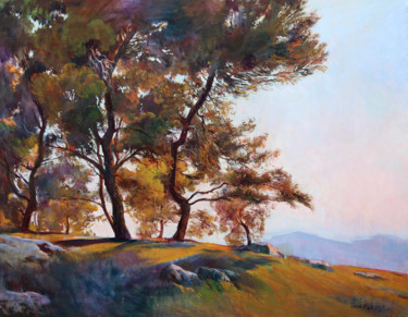 Painting titled "Sunray" by Ali Khalil, Original Artwork, Oil