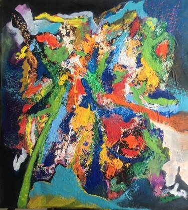 Pintura intitulada "Renkler-colors" por Ali Serdar Erdurmaz, Obras de arte originais, Acrílico