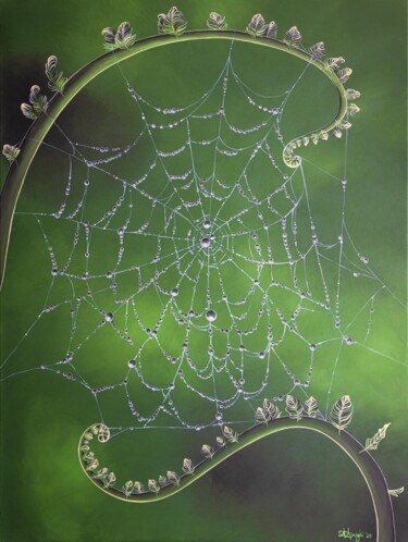 Her Morning Elegance Painting titled "Her Morning Elegance" by Alice Asnaghi, Original Art, Acrylic