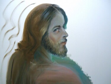 Pintura intitulada "NO COMEÇO ERA JESUS" por Alice Brandao, Obras de arte originais