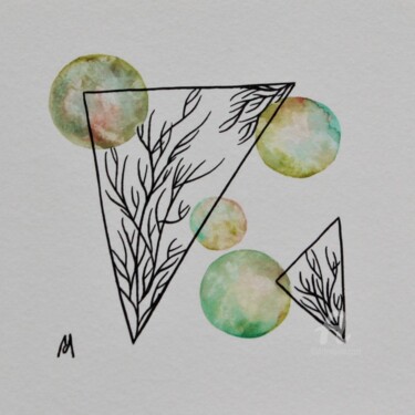"Apesanteur" başlıklı Tablo Alice Chamoret tarafından, Orijinal sanat, Suluboya