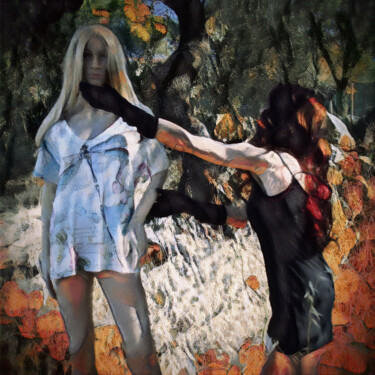 Фотография под названием "Look at  me" - Alice Odilon, Подлинное произведение искусства, Манипулированная фотография