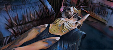 Фотография под названием "Lace of bones" - Alice Odilon, Подлинное произведение искусства, Цифровая фотография