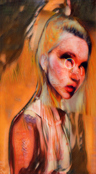 Fotografía titulada "War in Girl" por Alice Odilon, Obra de arte original, Fotografía digital
