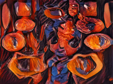Фотография под названием "Red Casualties" - Alice Odilon, Подлинное произведение искусства, Цифровая фотография