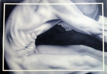 Schilderij getiteld "monochrome 25-46-30" door Alice Baldys, Origineel Kunstwerk, Airbrush