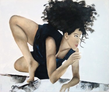 Malerei mit dem Titel "TRACE 1" von Alice Baldys, Original-Kunstwerk, Acryl