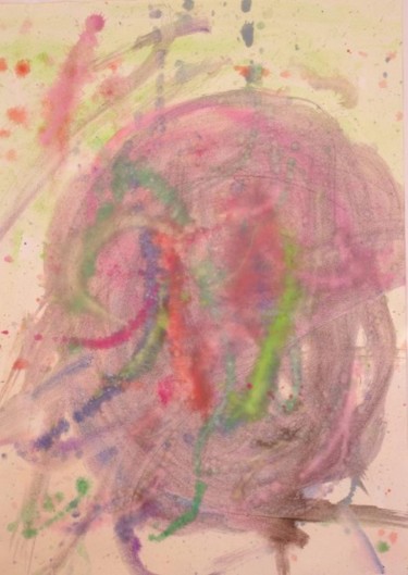 Painting titled "Untitled (Joan Miro…" by Alice Banciu, Original Artwork, Oil
