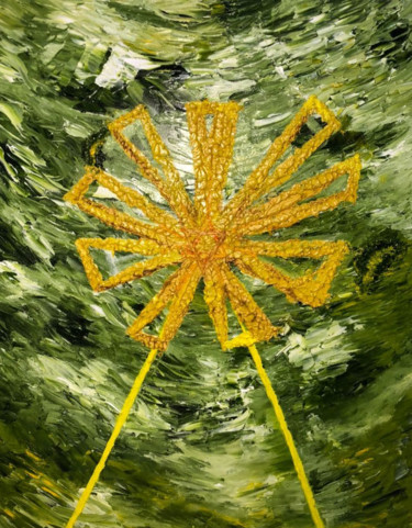 Malerei mit dem Titel "Wheel of fortune" von Alisa Bukharova, Original-Kunstwerk, Öl