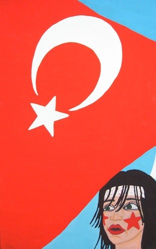 Pittura intitolato "Turkish girl" da Alice Castellani, Opera d'arte originale