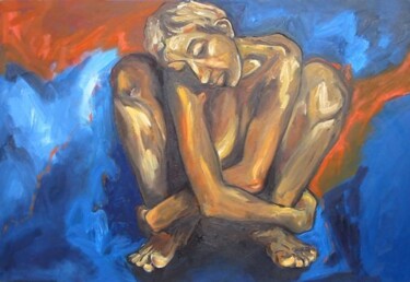 Pintura titulada ""Dulce resignación"" por Alicia Besada, Obra de arte original, Oleo