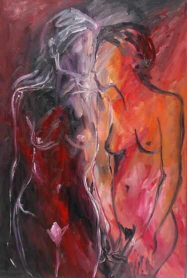 Pintura titulada ""La guía"" por Alicia Besada, Obra de arte original, Oleo