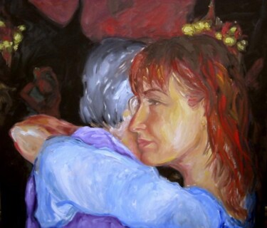Pintura titulada ""Milongueando en La…" por Alicia Besada, Obra de arte original