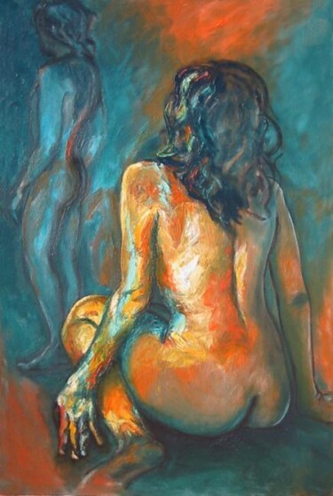 Painting titled "Dejame explicarte (…" by Alicia Besada, Original Artwork, Oil
