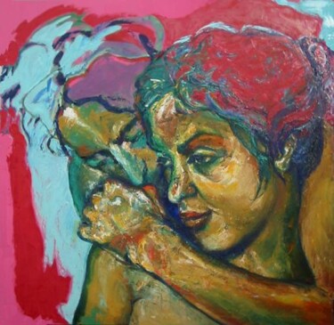 Peinture intitulée "Sabía que ibas a vo…" par Alicia Besada, Œuvre d'art originale, Huile