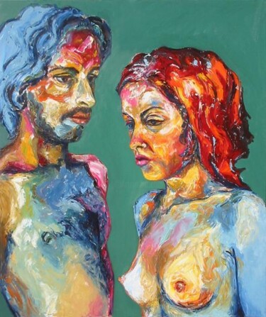 Malarstwo zatytułowany „Realmente no te ent…” autorstwa Alicia Besada, Oryginalna praca, Olej