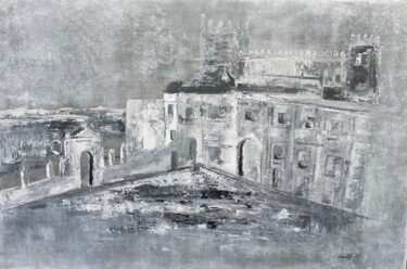 Pintura titulada "Plaza del Cabildo (…" por Alicia Gr, Obra de arte original, Acrílico Montado en Bastidor de camilla de mad…