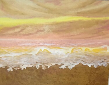 Картина под названием "Pastel painting" - Alicia Lopez, Подлинное произведение искусства, Акрил