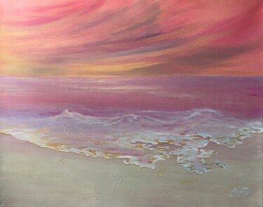 Painting titled "Pastel afternoon" by Alicia Lopez, Original Artwork, Acrylic