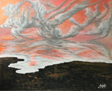 Painting titled "New beginnings" by Alicia Lopez, Original Artwork, Acrylic