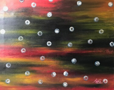 Peinture intitulée "Bubbles" par Alicia Lopez, Œuvre d'art originale, Acrylique
