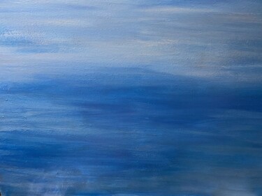 Malerei mit dem Titel "Blue sadness" von Alicia Lopez, Original-Kunstwerk, Acryl