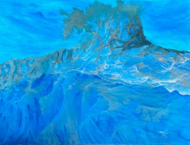 Peinture intitulée "The big wave 07" par Alicia Lopez, Œuvre d'art originale, Acrylique