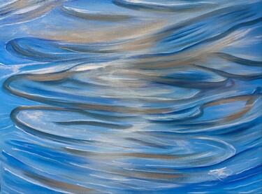 Painting titled "Ripples" by Alicia Lopez, Original Artwork, Acrylic