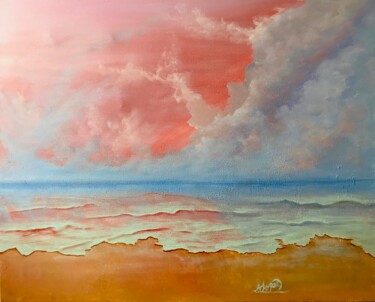 Painting titled "Reflecting times" by Alicia Lopez, Original Artwork, Acrylic