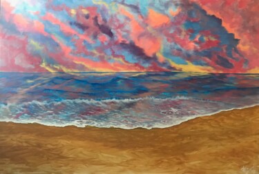 Pittura intitolato "Seascape 288" da Alicia Lopez, Opera d'arte originale, Olio