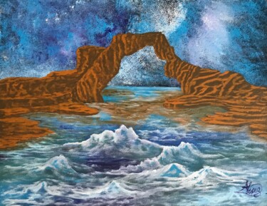 Malerei mit dem Titel "The perfect place" von Alicia Lopez, Original-Kunstwerk, Öl