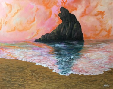 Pittura intitolato "Seascape 403" da Alicia Lopez, Opera d'arte originale, Olio