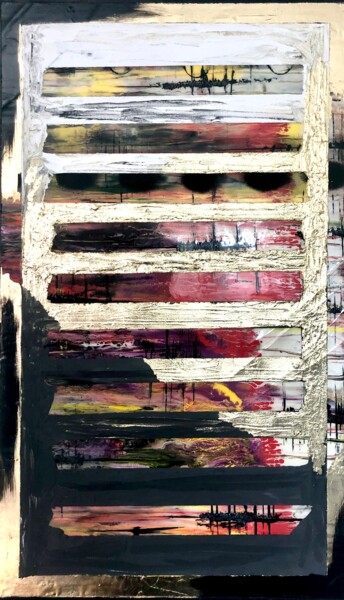 Картина под названием "009/20" - Alicja Karmański, Подлинное произведение искусства, Акрил