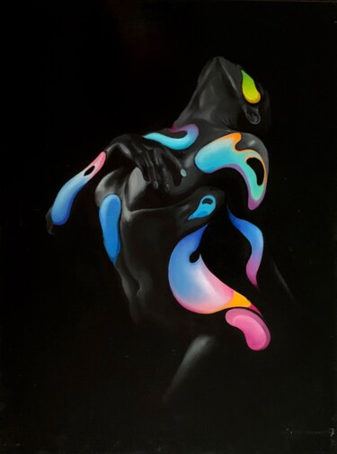 Peinture intitulée "Ecstasy" par Alik Mkrtichyan, Œuvre d'art originale, Huile