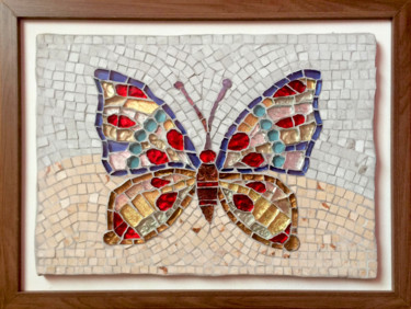 Escultura titulada "Glass-ceramic mosai…" por Katerina Alinovskaya, Obra de arte original, Mosaico