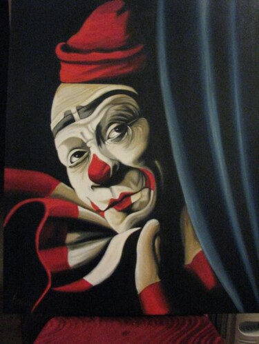 绘画 标题为“Клоун” 由Алиханов, 原创艺术品, 油