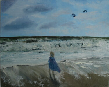 Peinture intitulée "Fresh wind of change" par Alina B, Œuvre d'art originale, Huile