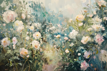 Artes digitais intitulada "Enchanting Meadow R…" por Alina Chalaya, Obras de arte originais, Pintura digital