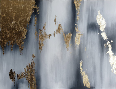 Картина под названием "Abstract painting w…" - Alina Fayzi, Подлинное произведение искусства, Акрил