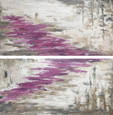 River of memories Painting titled "River of memories" by Alina Khramova, Original Art, Acrylic