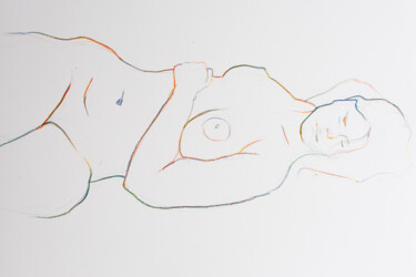 Dessin intitulée "sketch 17" par Alina Konyk, Œuvre d'art originale, Crayon