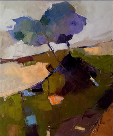 Peinture intitulée "On the meadow" par Alina Matykiewicz, Œuvre d'art originale, Huile