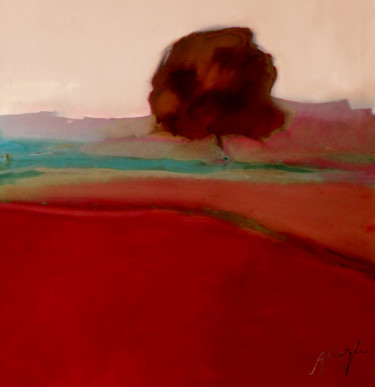 Malerei mit dem Titel "Lonely" von Alina Matykiewicz, Original-Kunstwerk, Öl
