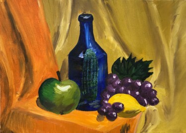 Painting titled "Still life" by Alina Morozova, Original Artwork, Oil