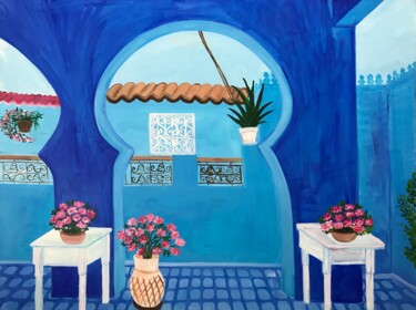 Peinture intitulée "Morocco" par Alina Morozova, Œuvre d'art originale, Huile Monté sur Châssis en bois