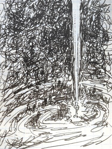 Рисунок под названием "5/30 A page from th…" - Alina Nikitina, Подлинное произведение искусства, Гелевая ручка