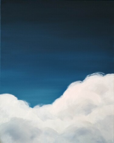 Картина под названием "Облако 1" - Alina Olkhovikova (Alina Ol), Подлинное произведение искусства, Масло