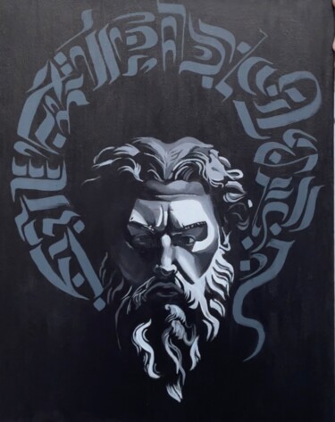 Pittura intitolato "Zeus" da Alina Polianichko, Opera d'arte originale, Acrilico