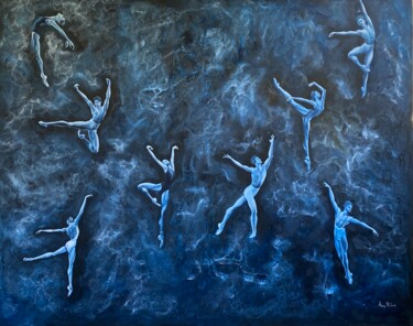 Ζωγραφική με τίτλο "Ballet" από Alina Poloboc, Αυθεντικά έργα τέχνης, Ακρυλικό